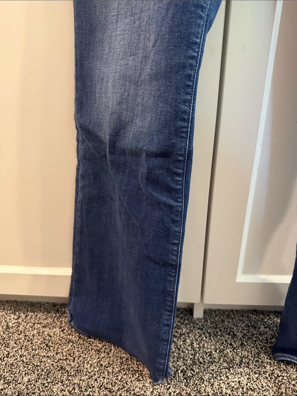 American Eagle Women’s Dark Wash Kick Bootcut Jeans Size 10 Regular - Picture 5 of 12